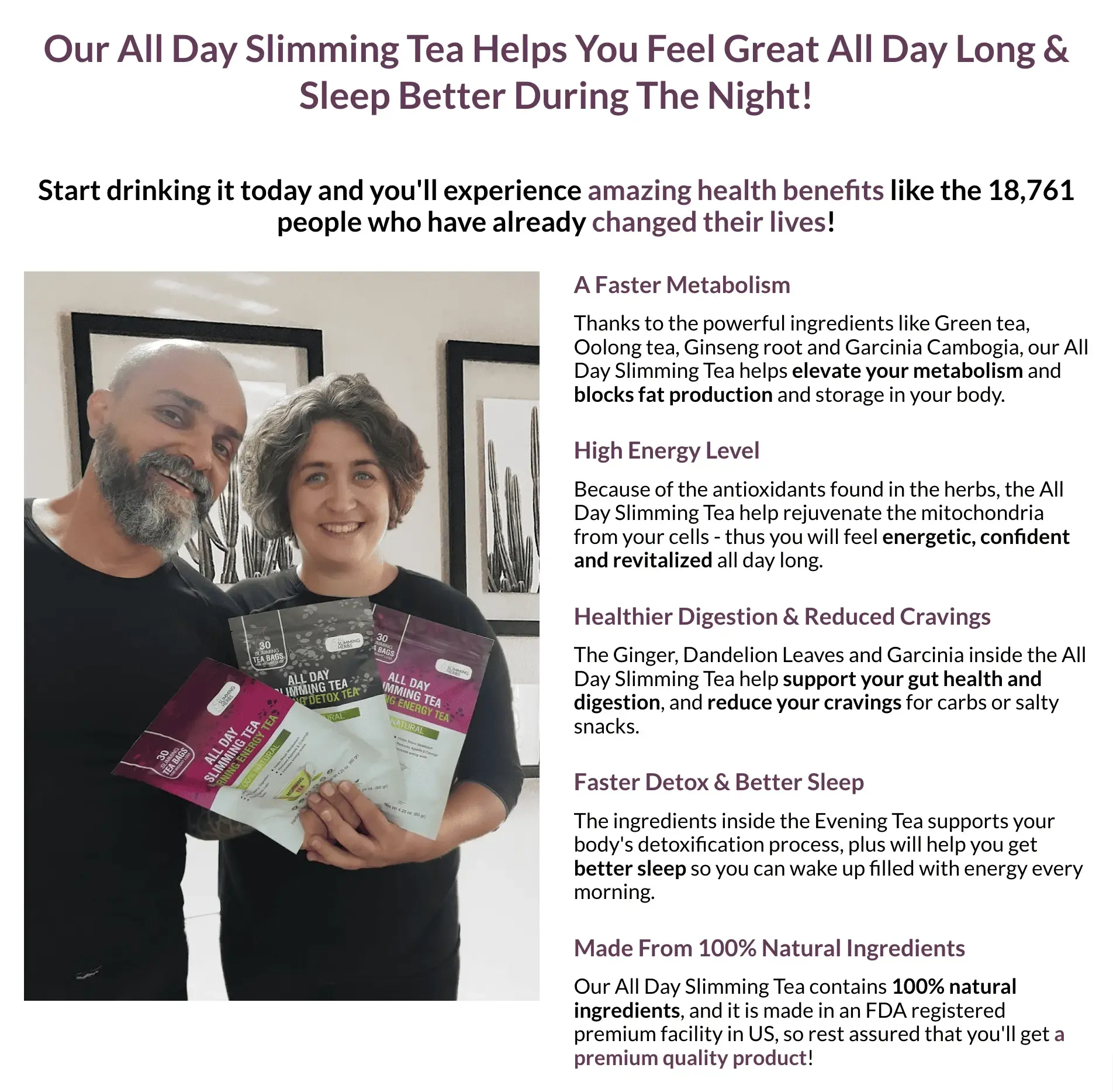 All Day Slimming Tea customer reviews